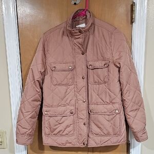 Thread & Supply Quilted Utility Jacket - Pink